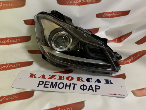 Фара правая Mercedes Benz C klasse w204 2011-2014 Рестайлинг