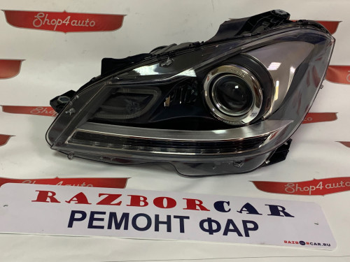 Фара левая Mercedes Benz C klasse w204 2011-2014 Рестайлинг
